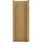 Ekena Millwork 8-in W x 12-in D x 20-in H Funston Slat Rough Cedar Woodgrain TimberThane Outlooker, Primed Tan OUTUR080X12X20FST24RCPR - alternate 5